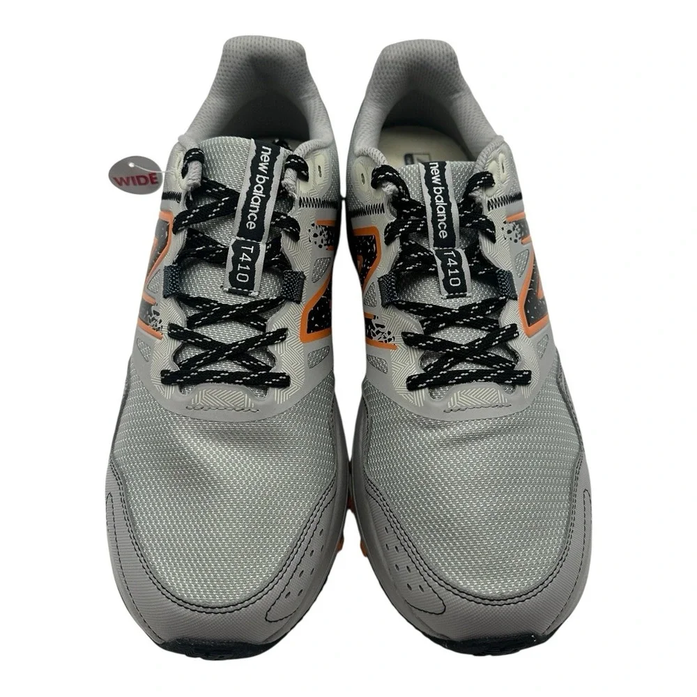 New Balance 410v8 Trail Running Shoes Men Sz 9.5‎ 4E WIDE Grey Sneakers MT410CA8